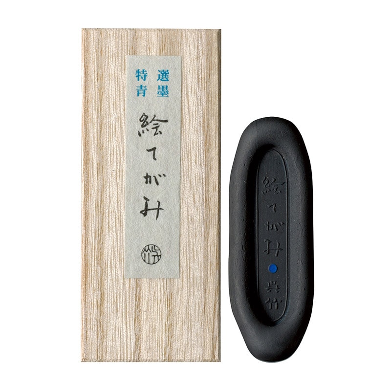 呉竹 墨 特選 青墨 絵てがみ 0.8丁型 AQ3-8 1個(ご注文単位5個)【直送品】