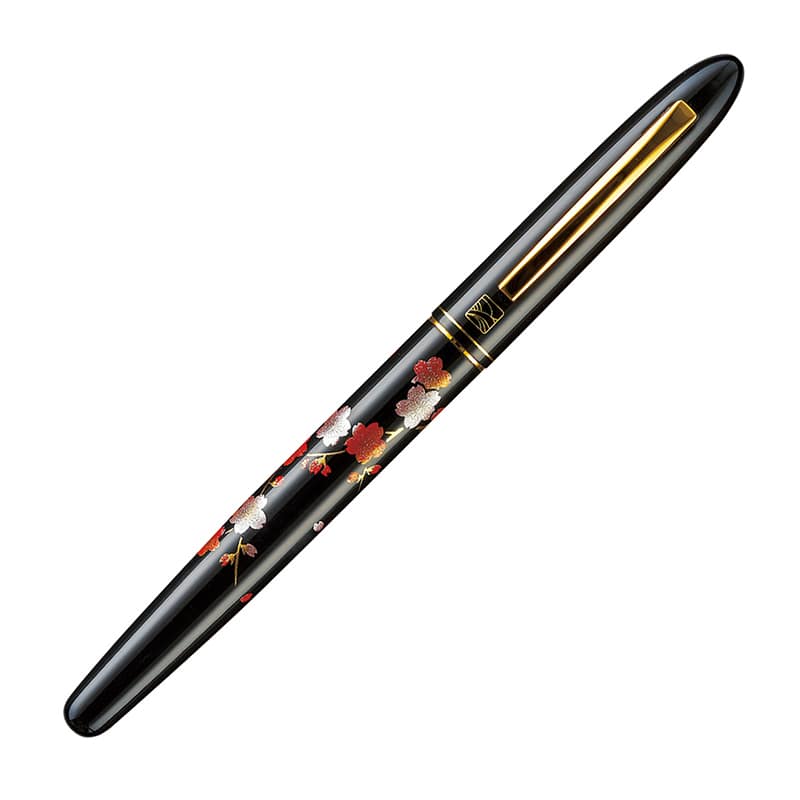 呉竹 筆ペン　くれ竹手紙ぺん　蒔絵物語 枝桜　黒 ER186-210 1本（ご注文単位1本）【直送品】