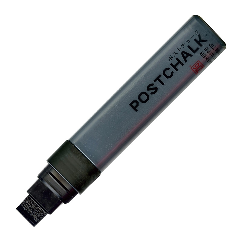 >呉竹 ボードマーカー ZIG ポストチョークマーカー ウェットワイプ 15mm ブラック POST-700A-010S 1本(ご注文単位5本)【直送品】