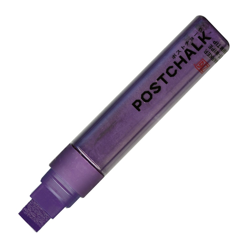 呉竹 ボードマーカー　ZIG　ポストチョークマーカー ウェットワイプ　15mm　ワイルドヘザー POST-700A-843S 1本（ご注文単位5本）【直送品】