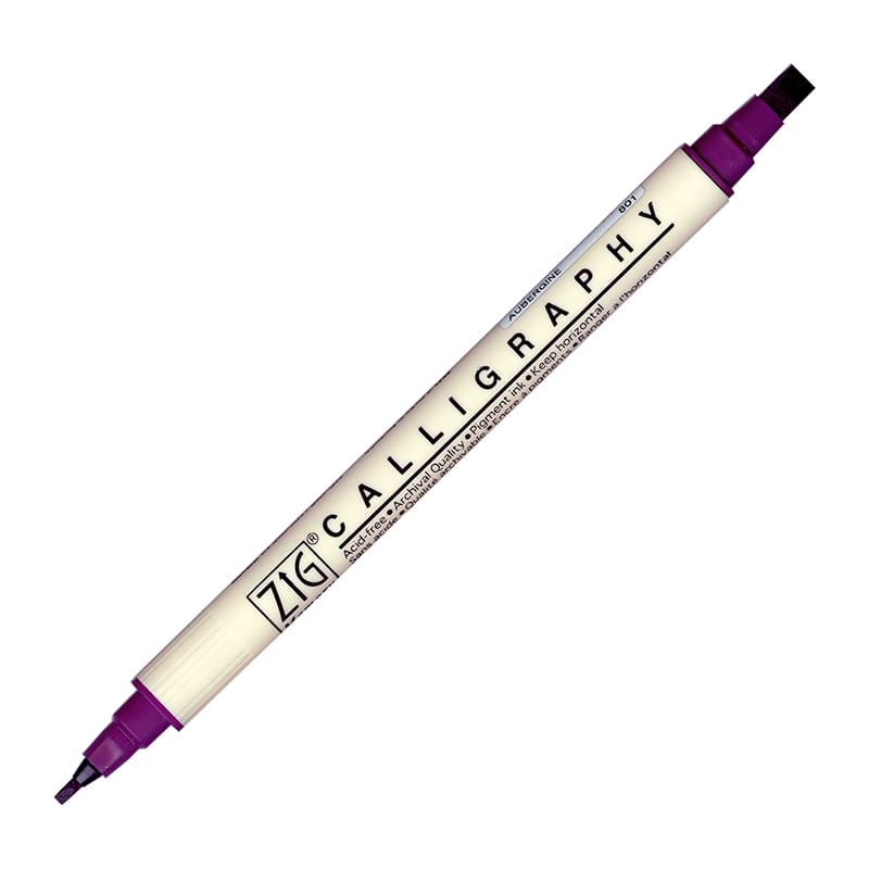 呉竹 水性マーカー　ZIG　メモリーシステム カリグラフィー　オーバジン MS-3400-801 1個（ご注文単位6個）【直送品】
