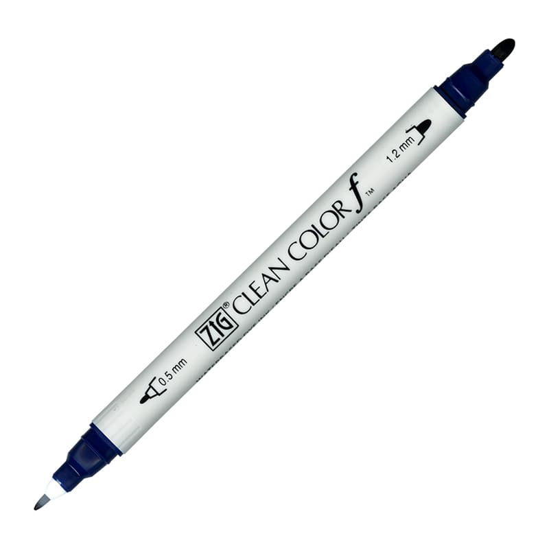 呉竹 水性マーカー　ZIG　クリーンカラーf No.035　ディープブルー TCS-6000T-035 1本（ご注文単位5本）【直送品】