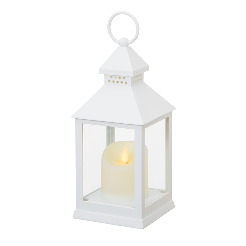 カメヤマ LED　イルミネライト　ミニランタン ホワイト PE6600002W 1個（ご注文単位6個）【直送品】