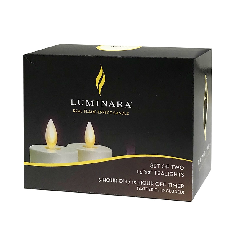 カメヤマ LEDキャンドル　ルミナラティーライト　2個入り 電池式 B03090010 1箱（ご注文単位1個）【直送品】