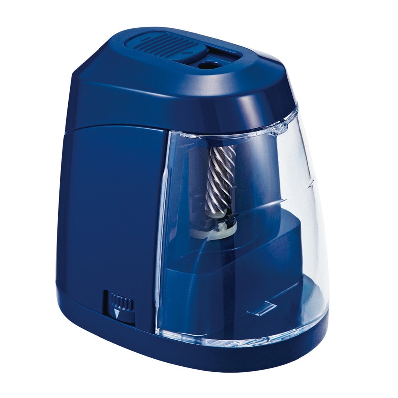 クツワ 安全電池えんぴつけずり RS027NB ネイビー 1個(ご注文単位1個)【直送品】