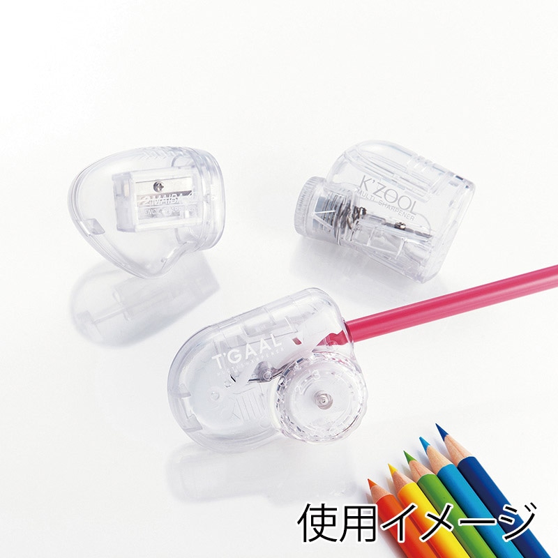 クツワ 透明鉛筆削りトガール RS028CL 1個(ご注文単位6個)【直送品】
