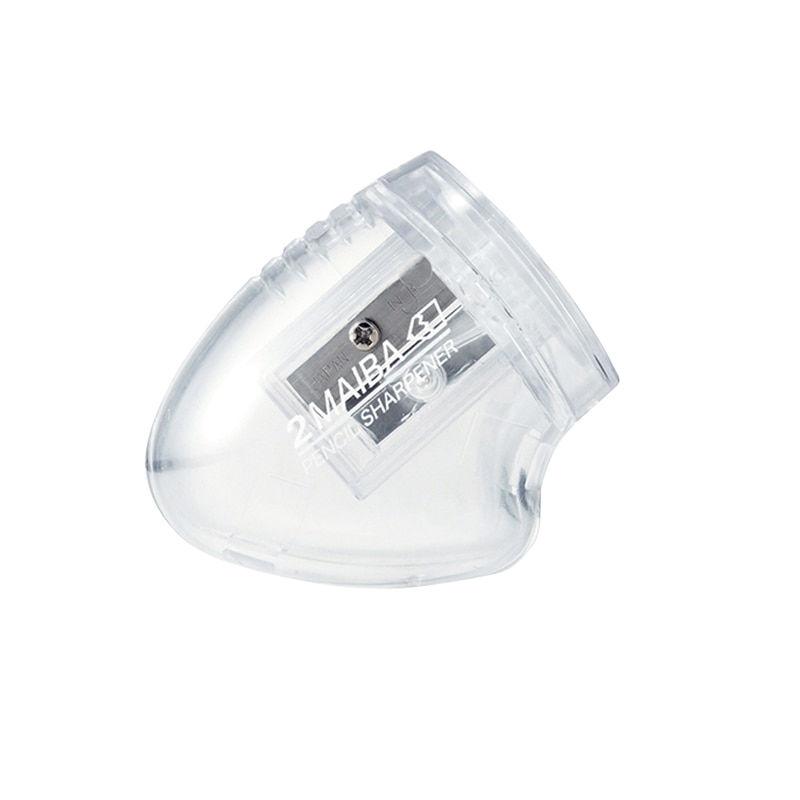 クツワ 透明2枚刃鉛筆削り　RS030CL   1個（ご注文単位6個）【直送品】
