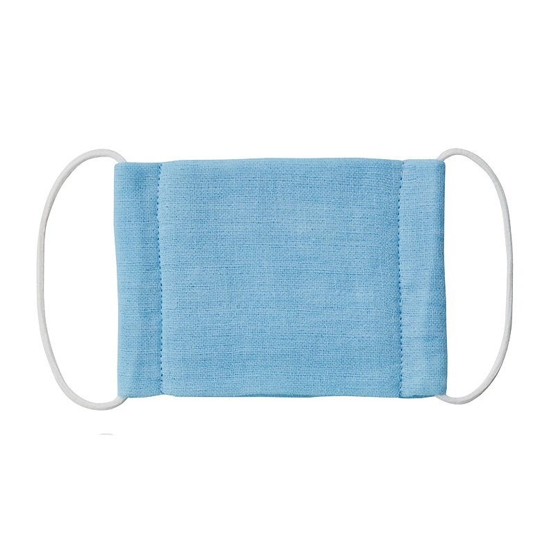 クツワ 給食カラーマスク　KZ006LB 2枚入 ライトブルー 1個（ご注文単位10個）【直送品】