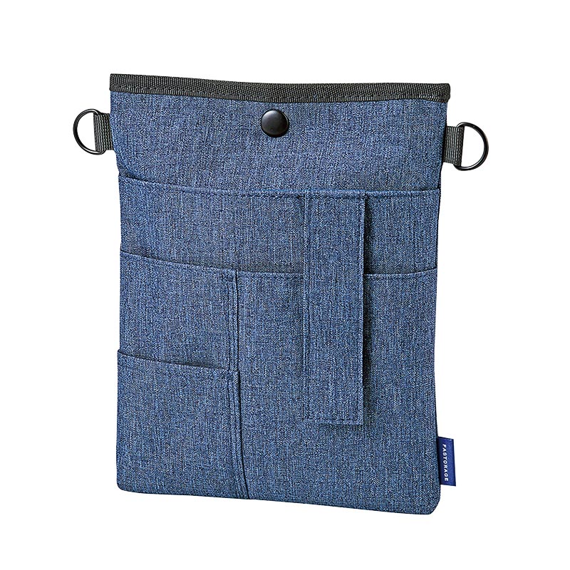 クツワ 薄型ワークポーチ FS100NB ネイビー 1個(ご注文単位2個)【直送品】