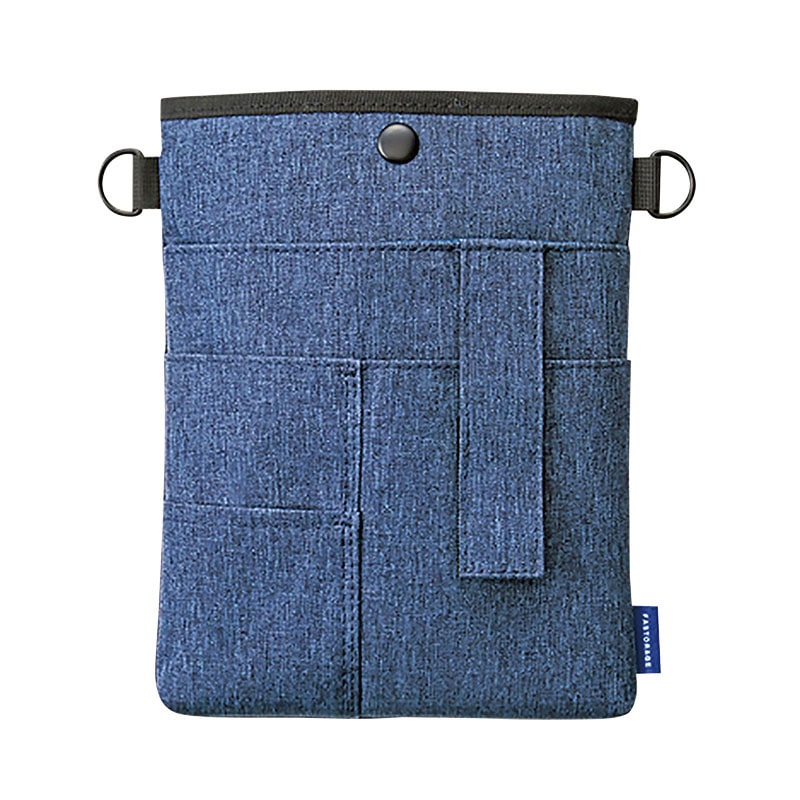 クツワ 薄型ワークポーチ FS100NB ネイビー 1個(ご注文単位2個)【直送品】