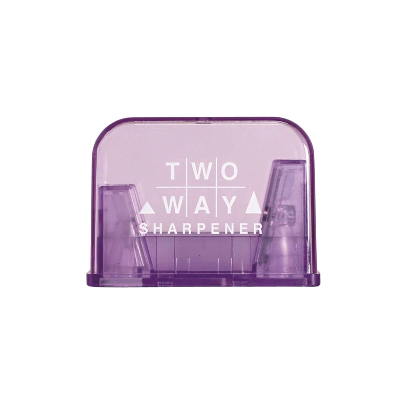 クツワ 2WAYシャープナー RS037PU パープル 1個(ご注文単位5個)【直送品】