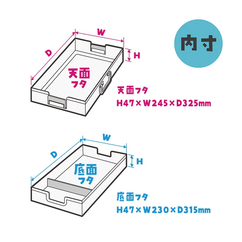 クツワ 超整理箱 BX009CL クリア 1個(ご注文単位1個)【直送品】