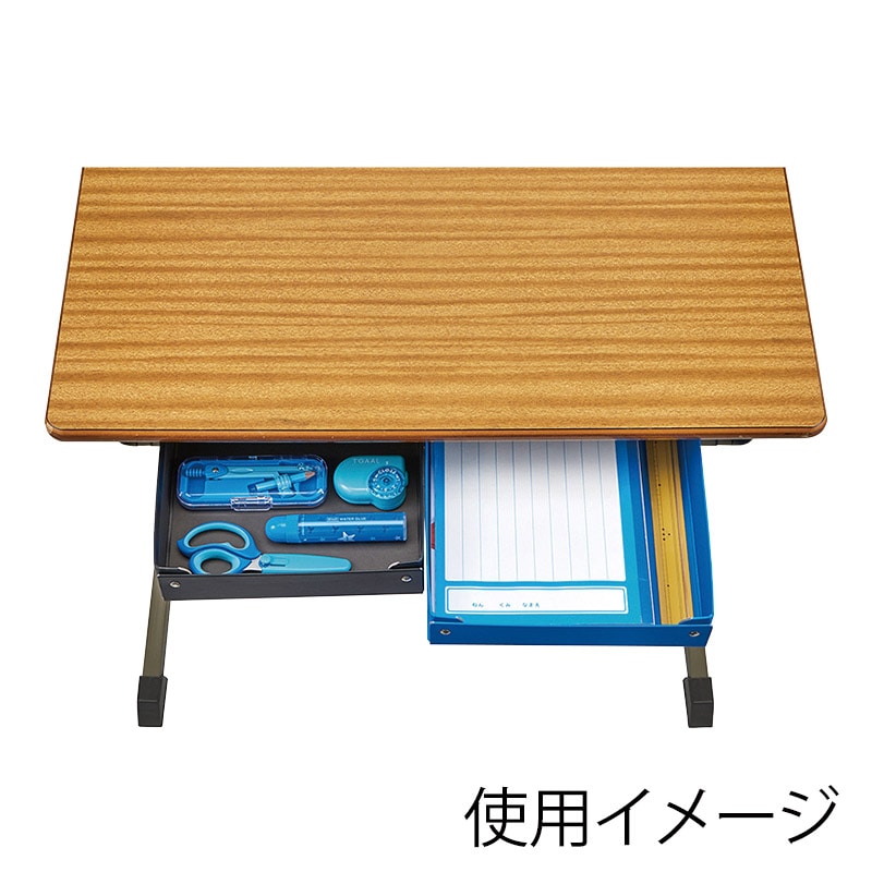 クツワ 紙製おどうぐばこ　BX010BL  ブルー 1個（ご注文単位1個）【直送品】