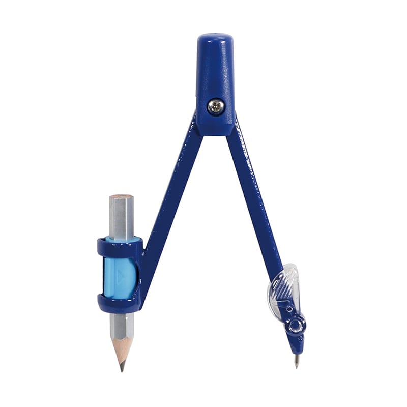 クツワ 回しやすいコンパス 鉛筆用 CP221BL 1個(ご注文単位5個)【直送品】