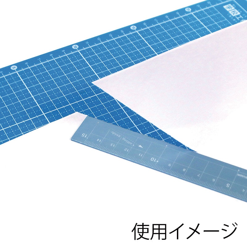 クツワ アルミ定規 XS03BL 15cm ブルー 1個(ご注文単位5個)【直送品】