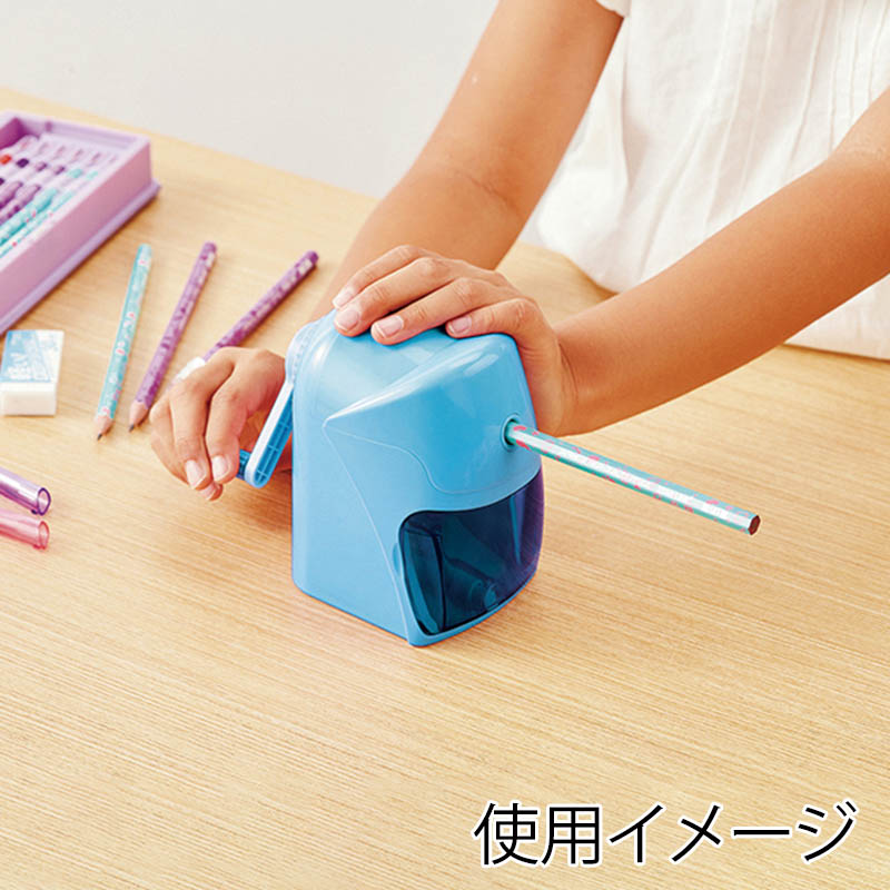 クツワ スーパー安全えんぴつけずり RS039LB ライトブルー 1個(ご注文単位1個)【直送品】