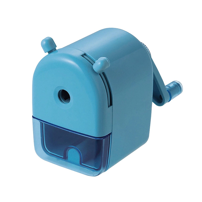 クツワ ミニ卓上鉛筆削り RS040BL ブルー 1個(ご注文単位4個)【直送品】