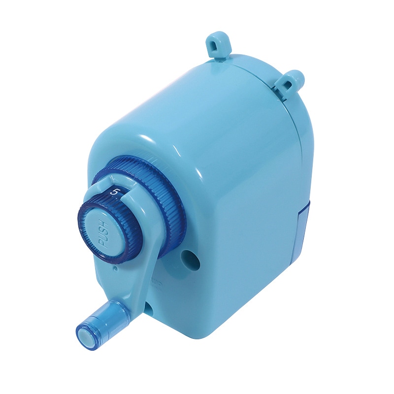 クツワ ミニ卓上鉛筆削り RS040BL ブルー 1個(ご注文単位4個)【直送品】