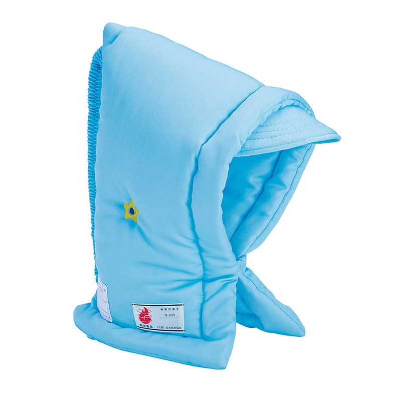 クツワ 子供用防災ずきん KZ010BL ブルー 1個(ご注文単位2個)【直送品】