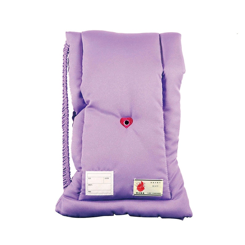 クツワ 子供用防災ずきん KZ010PU パープル 1個(ご注文単位2個)【直送品】
