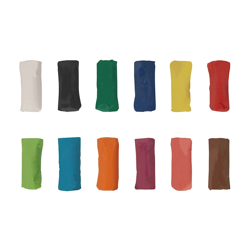 クツワ バケツ入りこむぎこねんど 12色セット PS050 1個(ご注文単位6個)【直送品】