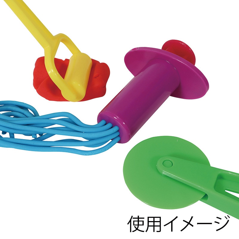 クツワ バケツ入りこむぎこねんど 12色セット PS050 1個(ご注文単位6個)【直送品】