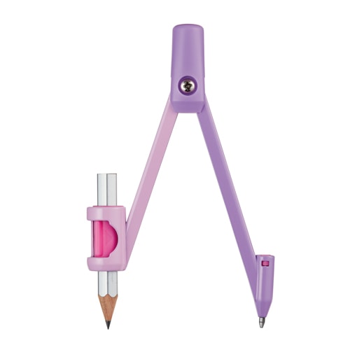 クツワ はじめてのコンパス　CP232PU  パープル 1個（ご注文単位5個）【直送品】