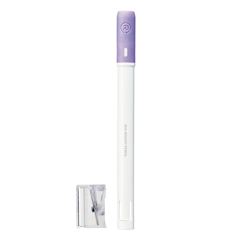 クツワ 削り付シンロケット鉛筆　RH020PU  パープル 1個（ご注文単位5個）【直送品】