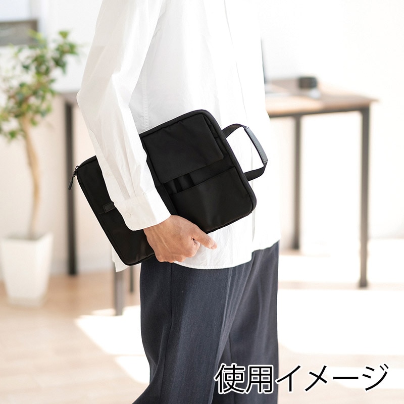 クツワ マルチワークケース　301DRBK B5 ブラック 1個（ご注文単位2個）【直送品】