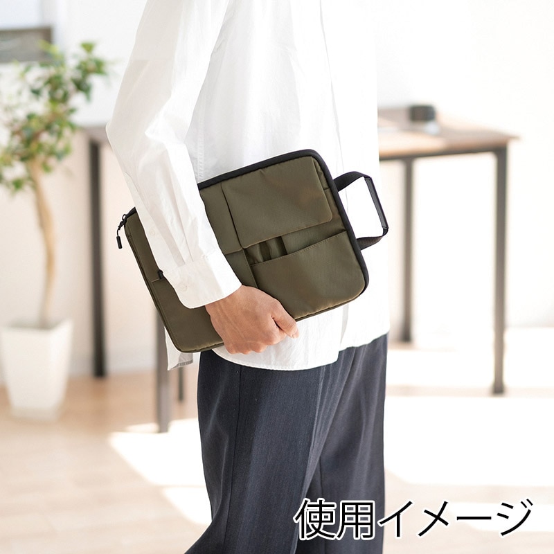 クツワ マルチワークケース　301DRGR B5 カーキ 1個（ご注文単位2個）【直送品】