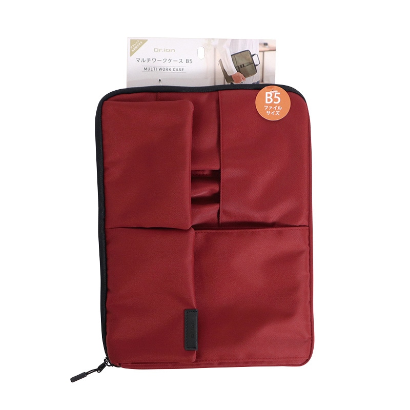 クツワ マルチワークケース　301DRRD B5 ボルドー 1個（ご注文単位2個）【直送品】