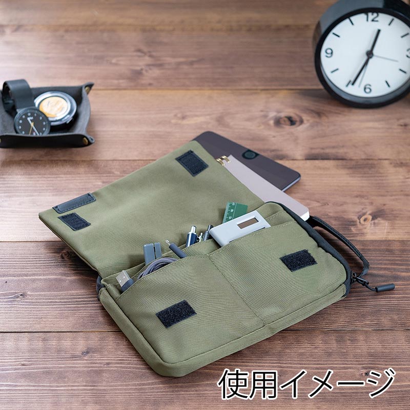 クツワ マルチワークケース　302DRGR B6 カーキ 1個（ご注文単位3個）【直送品】