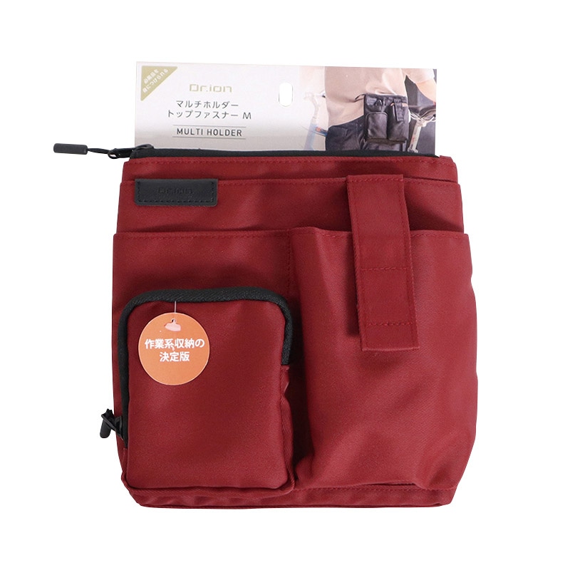 クツワ マルチホルダートップファスナー　303DRRD M ボルドー 1個（ご注文単位2個）【直送品】