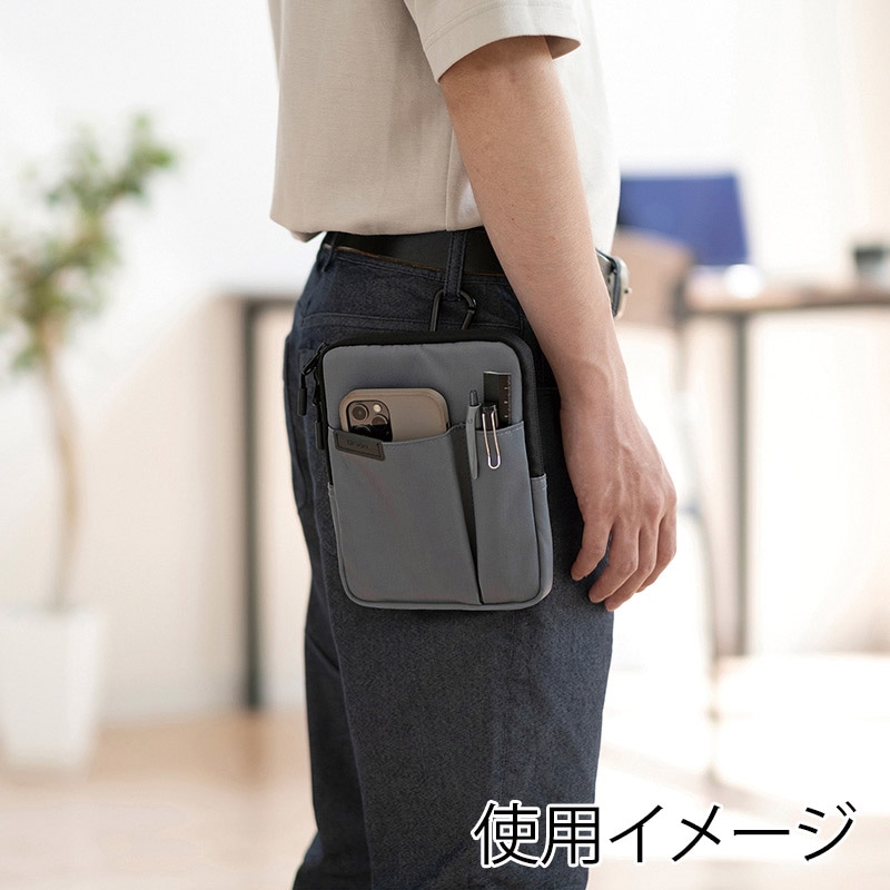 クツワ マルチホルダートップファスナー　304DRGY S ブルーグレー 1個（ご注文単位3個）【直送品】