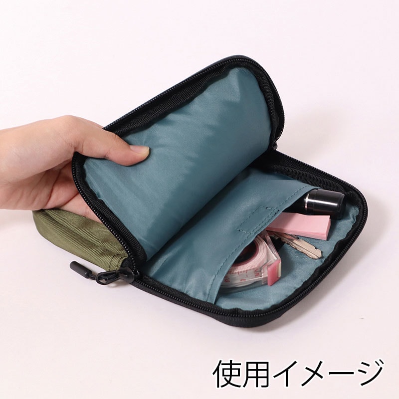 クツワ マルチホルダートップファスナー　304DRGR S カーキ 1個（ご注文単位3個）【直送品】