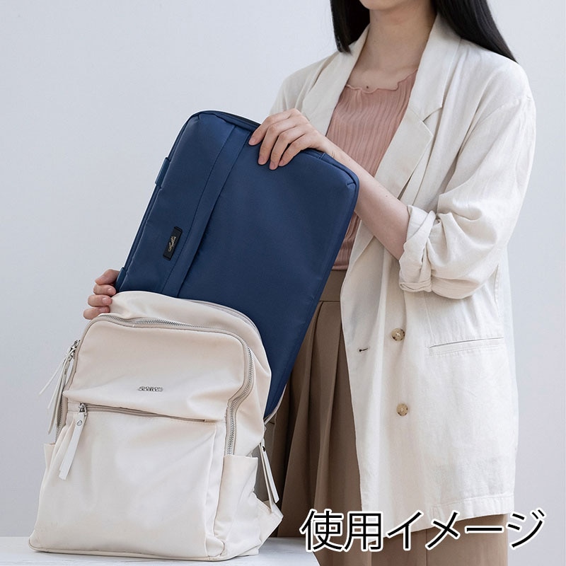 クツワ キャリングPCケース　LF001NB  ラピスネイビー 1個（ご注文単位1個）【直送品】