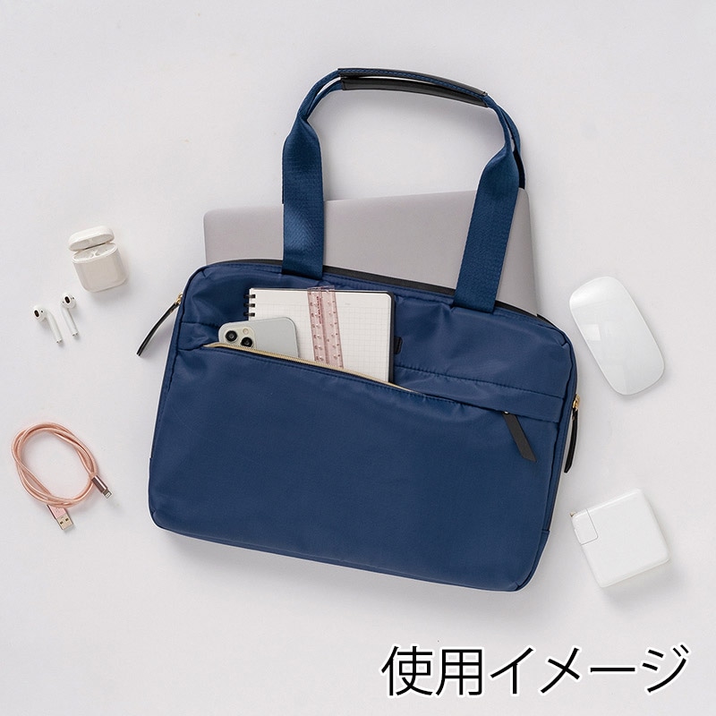 クツワ キャリングPCケース　LF001NB  ラピスネイビー 1個（ご注文単位1個）【直送品】