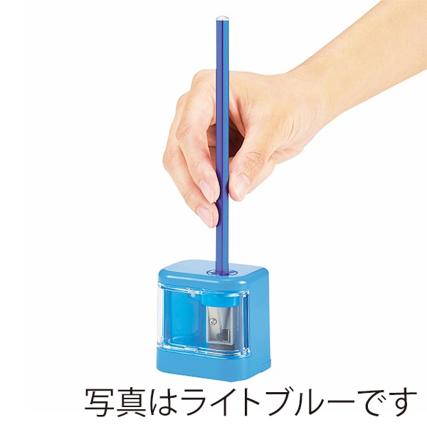 クツワ 電池鉛筆削り スピモ パープル RS042PU 1個（ご注文単位5個）【直送品】