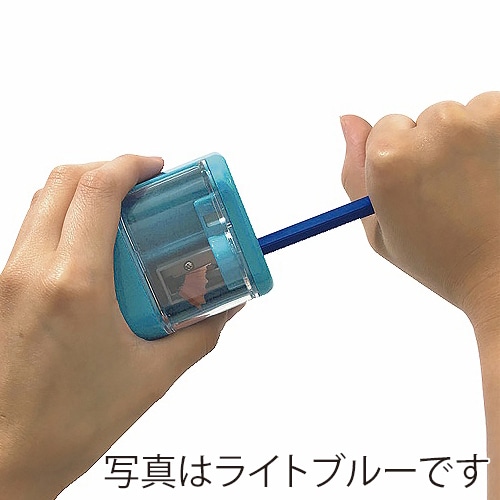 クツワ 電池鉛筆削り スピモ パープル RS042PU 1個（ご注文単位5個）【直送品】