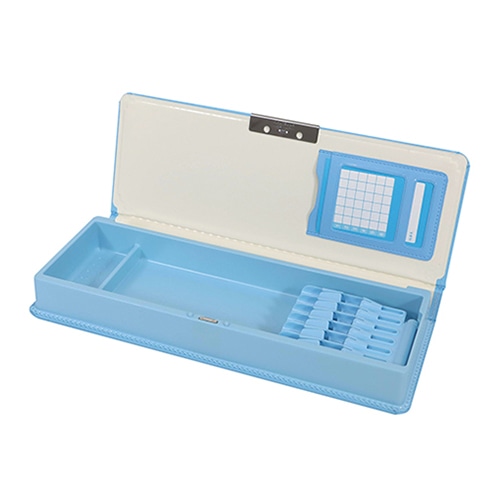 クツワ クラリーノ筆入 パステルブルー CX303LB 1個(ご注文単位5個)【直送品】