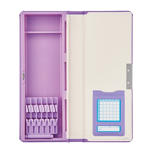 クツワ クラリーノ筆入 パープル CX303PU 1個(ご注文単位5個)【直送品】