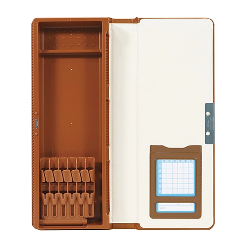 クツワ クラリーノ筆入 キャメル CX303CA 1個（ご注文単位5個）【直送品】