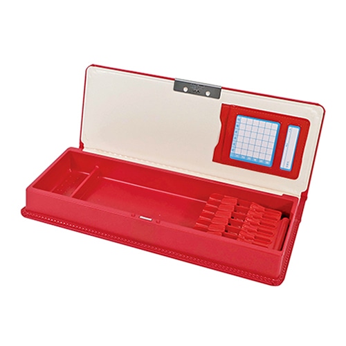 クツワ クラリーノ筆入 レッド CX303RD 1個(ご注文単位5個)【直送品】