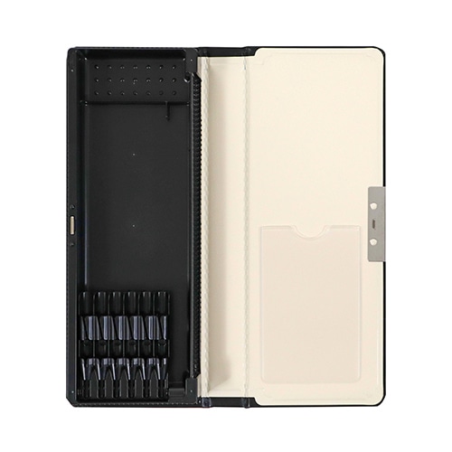 クツワ 合皮筆入 ブラック CB302BK 1個（ご注文単位5個）【直送品】