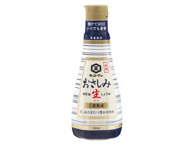 キッコーマン食品 おさしみ生しょうゆ 200ml 常温 1個※軽(ご注文単位1個)※注文上限数12まで【直送品】