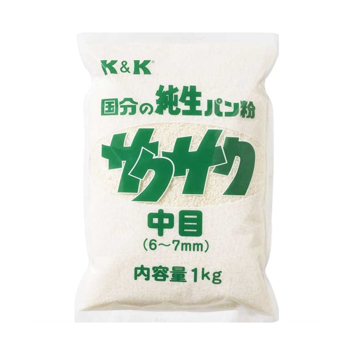 国分グループ本社 国分の純生パン粉　中目　6～7mm 1kg 常温 1袋※軽（ご注文単位1袋）※注文上限数12まで【直送品】