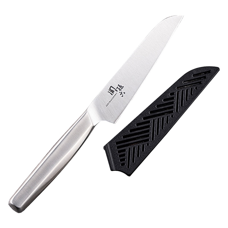 貝印 関孫六 オールステンレスコンパクトナイフ サヤ付き DH3355 1個（ご注文単位1個）【直送品】