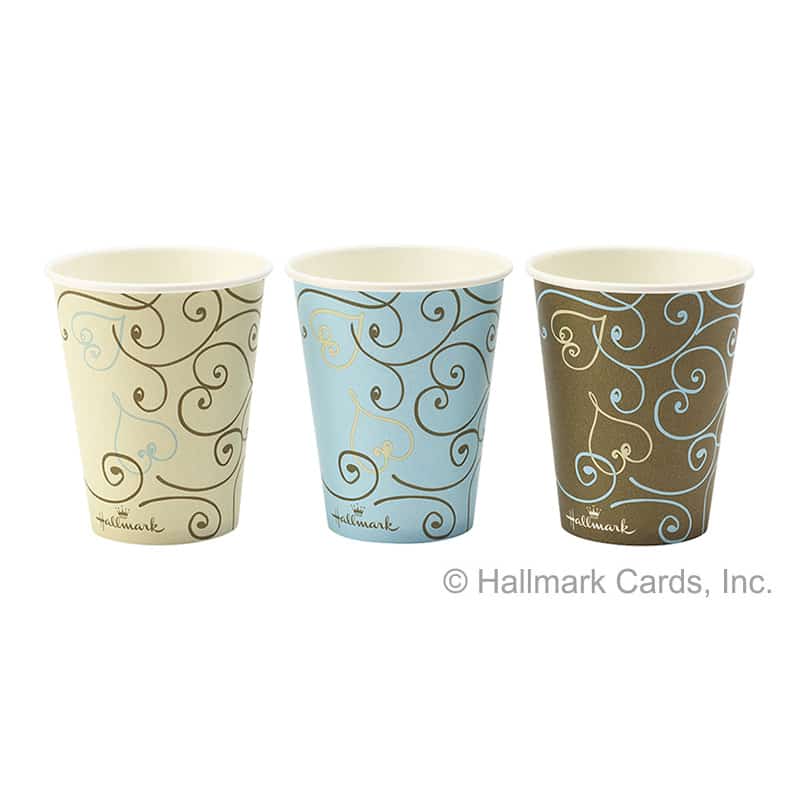 サンナップ 厚紙カップ ハート 280ml 9oz 50個 AC2850HT 1パック（ご注文単位20パック）【直送品】