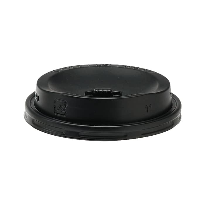 サンナップ 厚紙カップ 280ml用リフトアップリッド 黒 50個 CRU2850BK 1袋（ご注文単位60袋）【直送品】