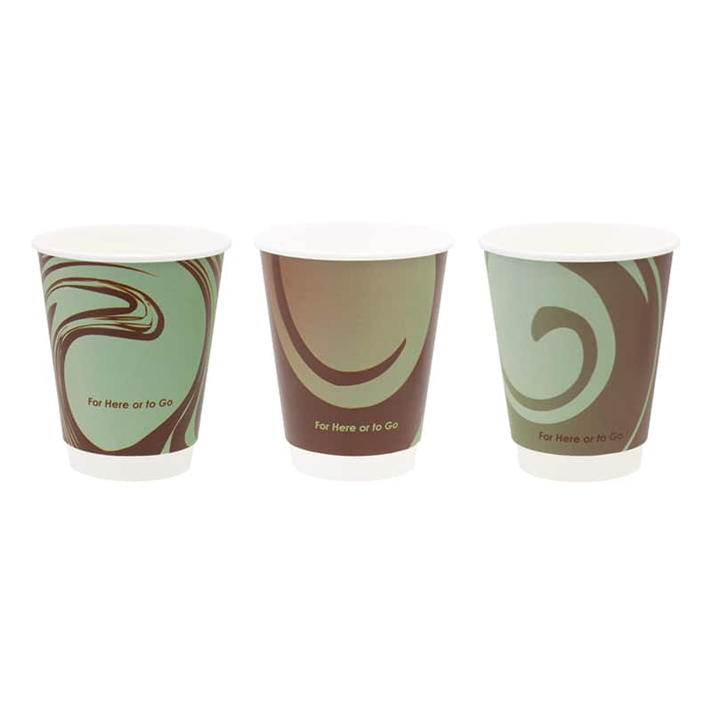 サンナップ エアーウォールカップ ヒアゴー 260ml 9oz 25個 C2625EWHG 1パック（ご注文単位40パック）【直送品】